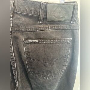 Harley Davidson Motor Cycles Black Jeans Size 16R Classic Denim Jean